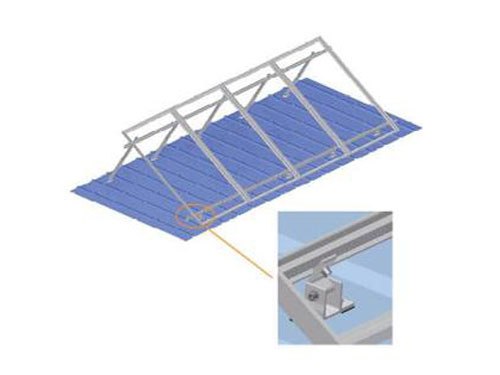 水泥屋頂、彩鋼瓦屋頂可調支架(起角度)