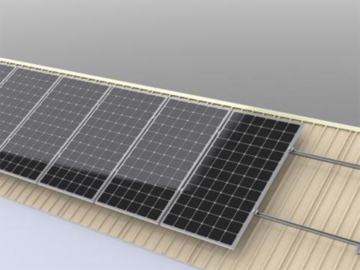 彩鋼瓦屋頂光伏支架(平鋪)